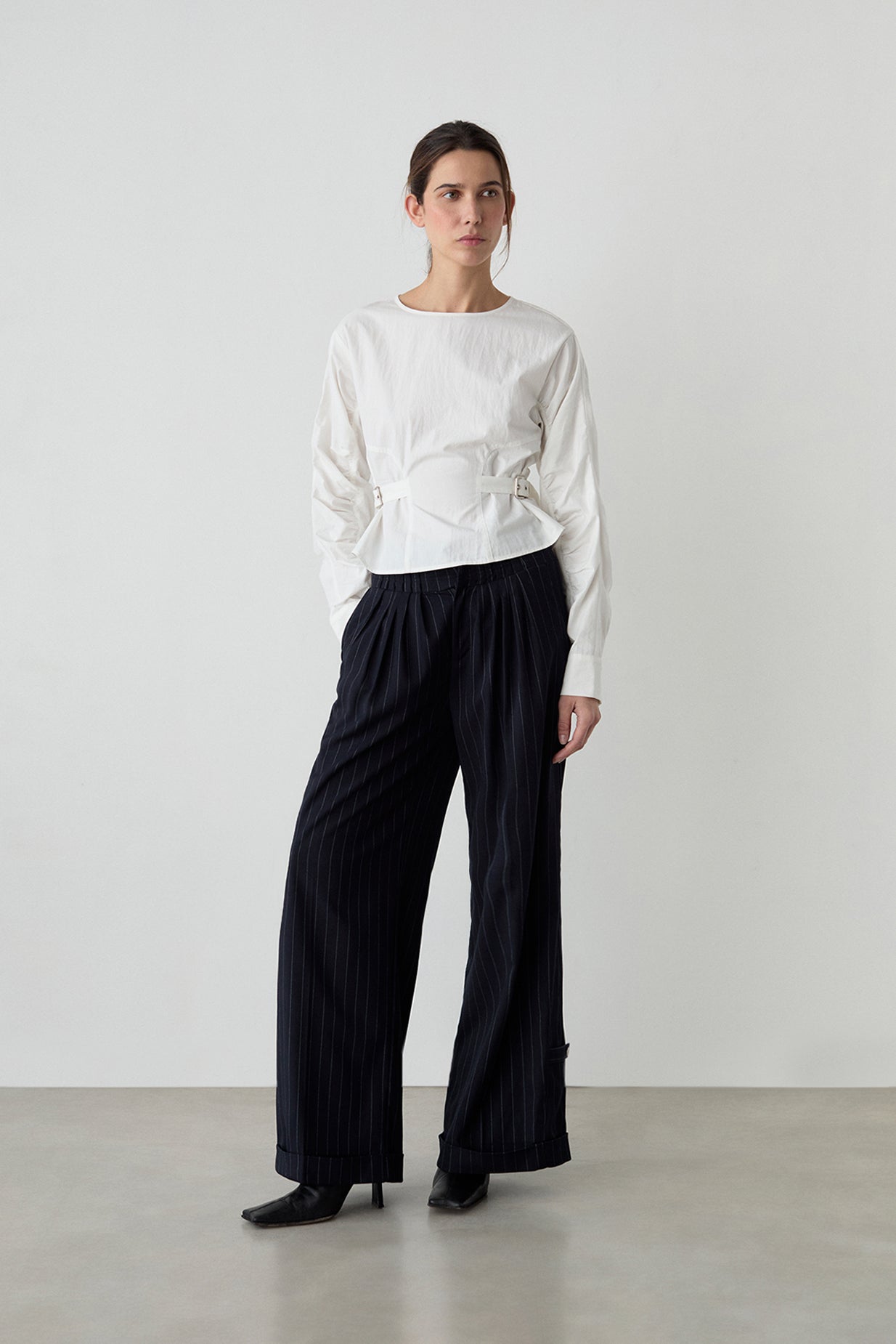 Laagam Jaxe L/S Blouse // Ecru