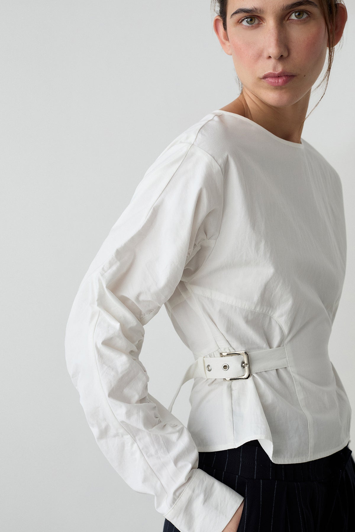 Laagam Jaxe L/S Blouse // Ecru