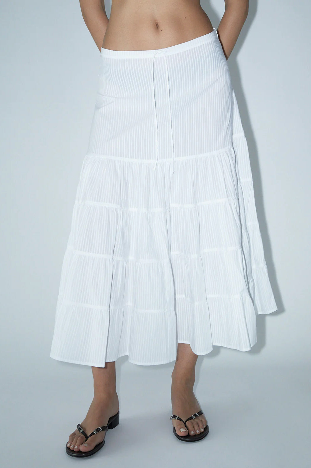 Paloma Wool Long Etoile Skirt // White