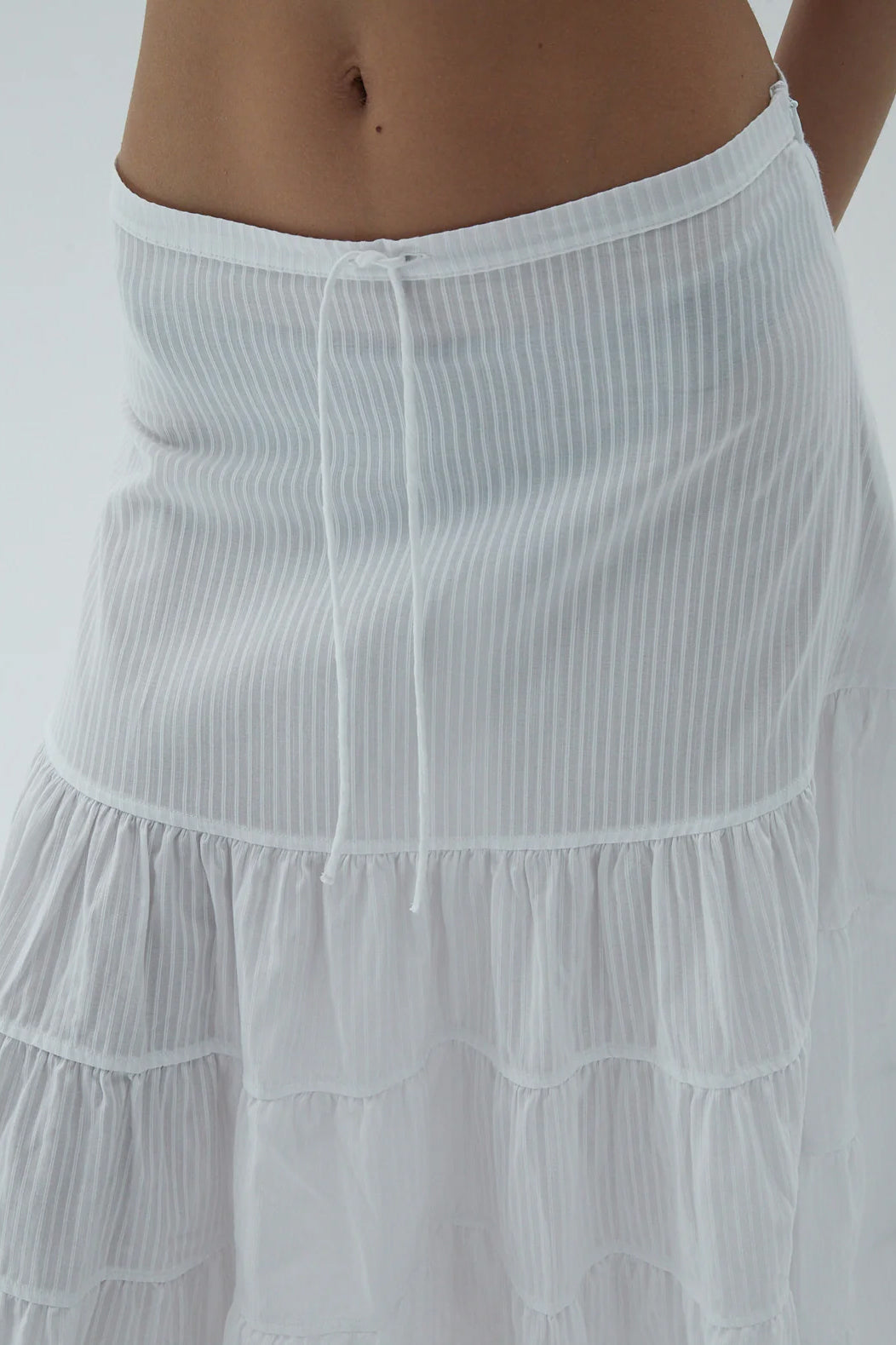 Paloma Wool Long Etoile Skirt // White