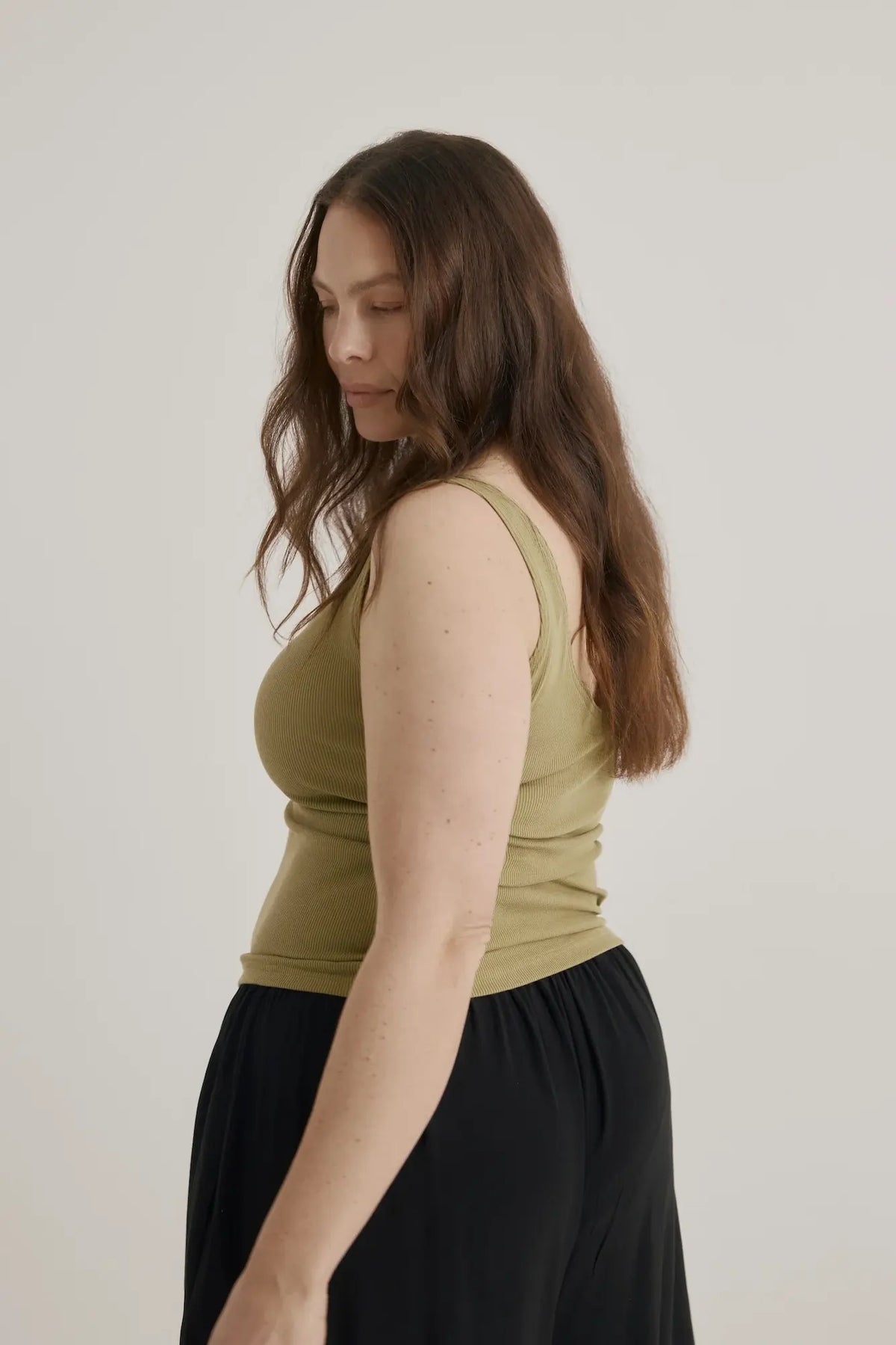 Dominique Healy Jill Singlet // Olive
