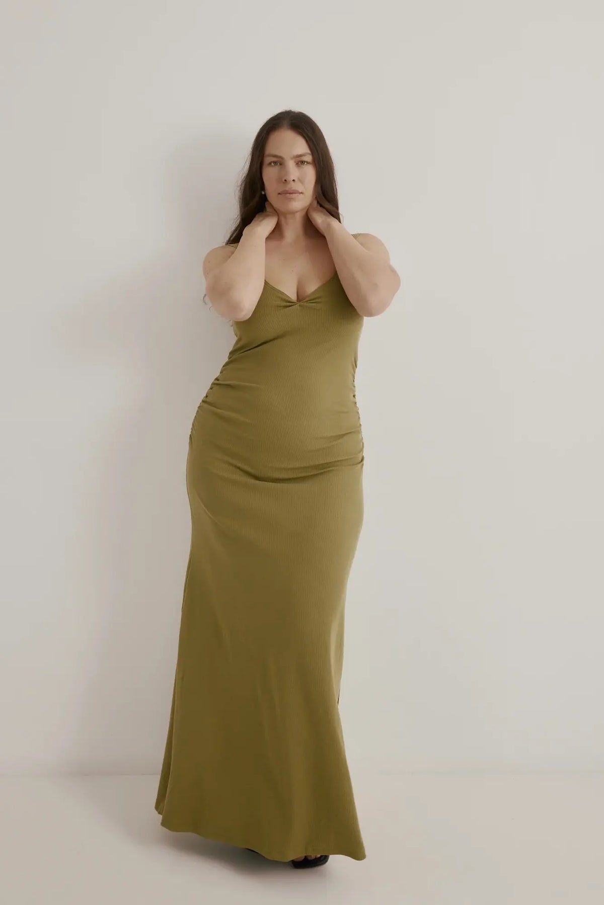 Dominique Healy Jill Dress // Olive