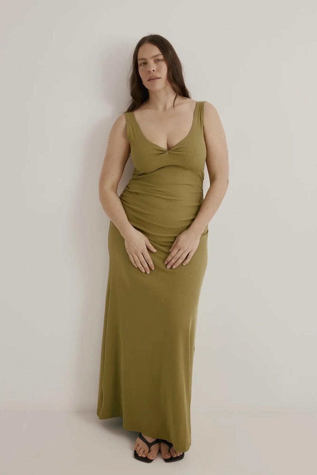 Dominique Healy Jill Dress // Olive