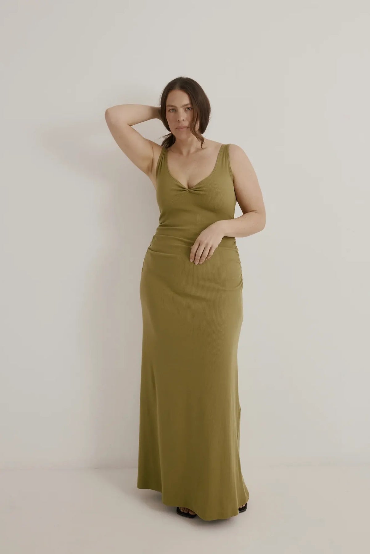 Dominique Healy Jill Dress // Olive