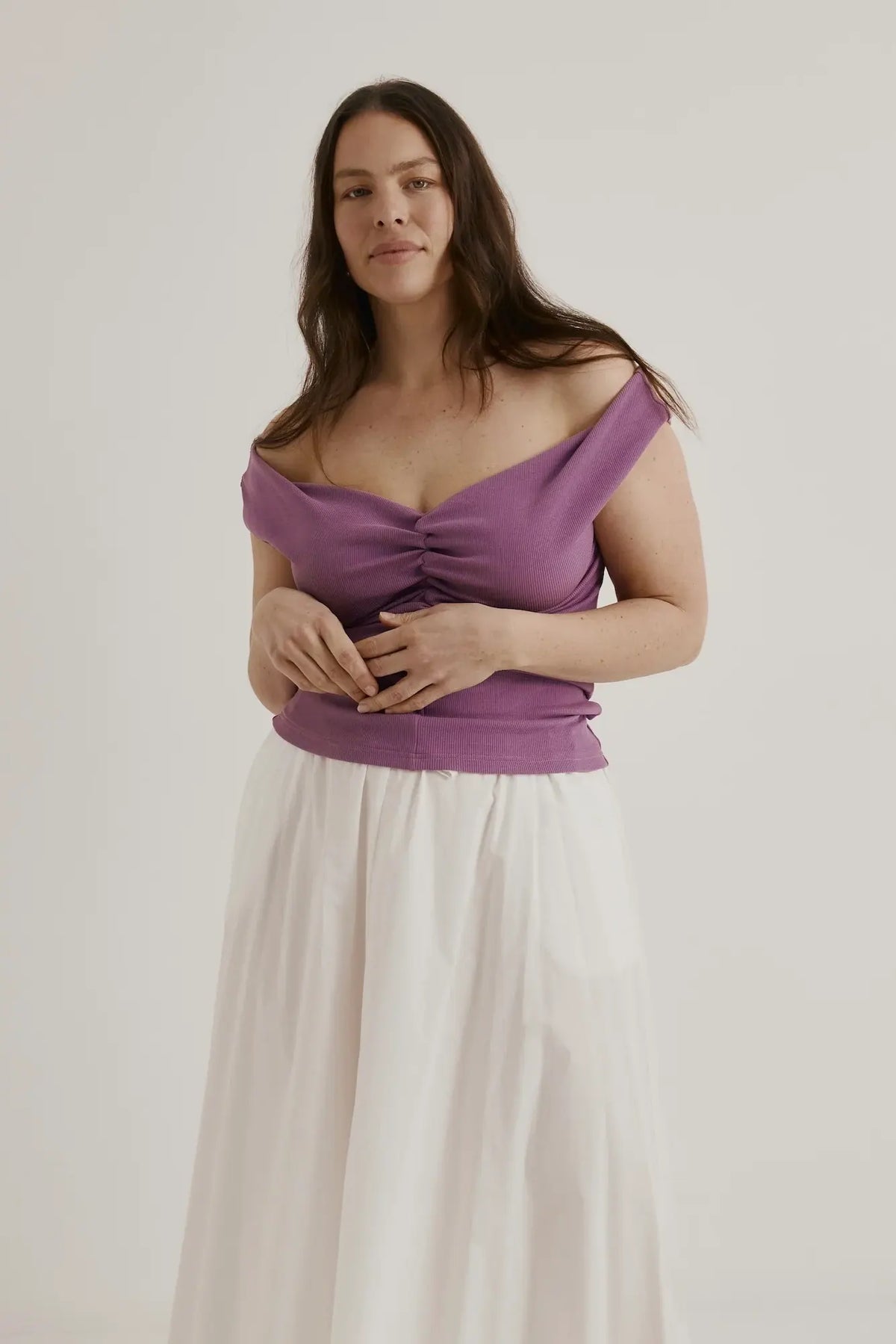 Dominique Healy Niveah Tee // Mauve