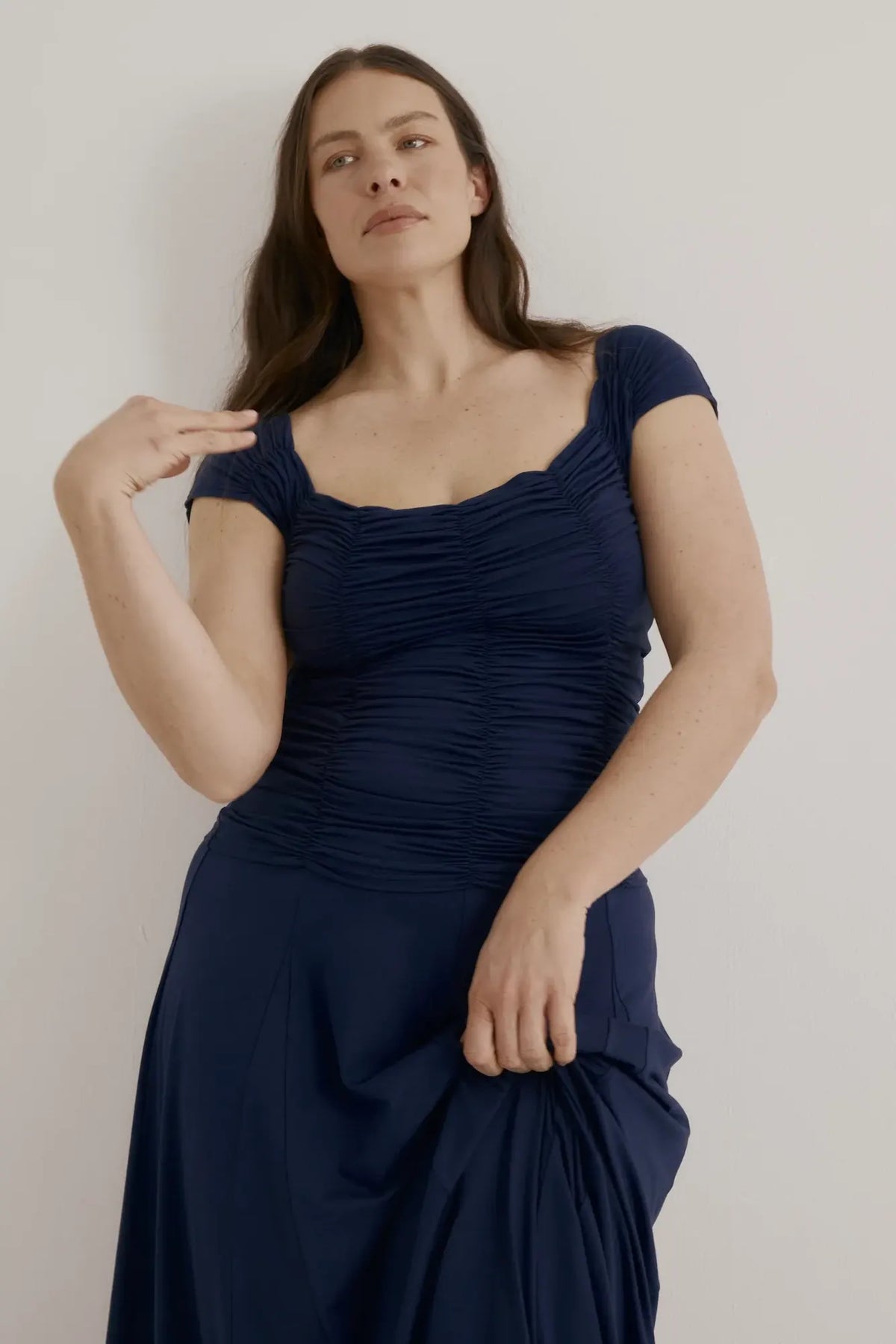 Dominique Healy Jolene Tee // Indigo