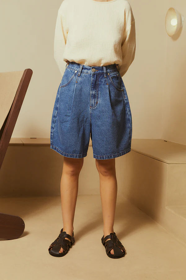 L. F. Markey Mason Shorts // Mid Blue