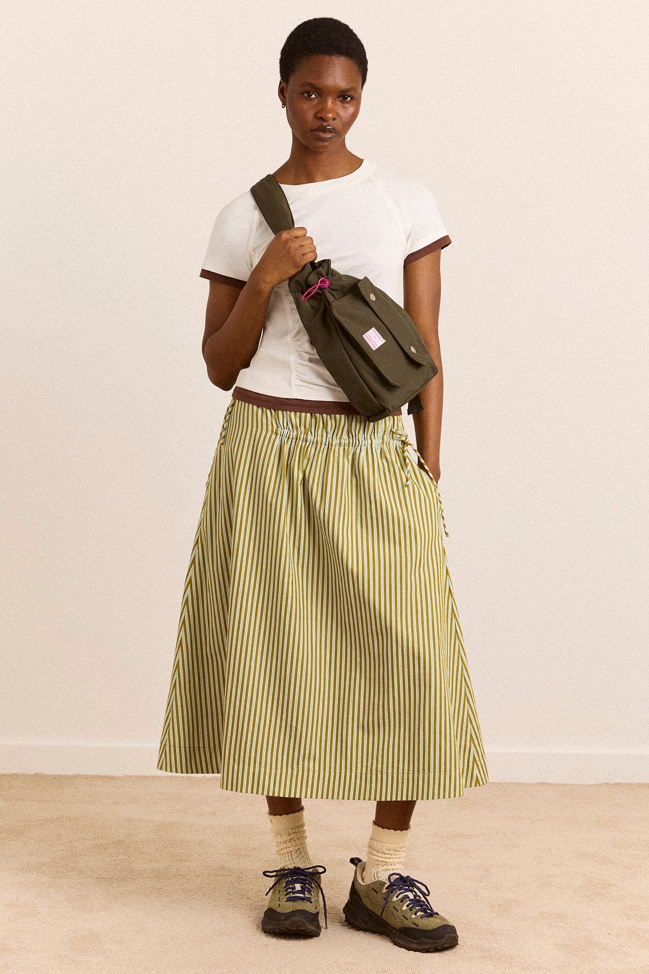 Damson Madder Matilda Cross Body Bag // Dark Green