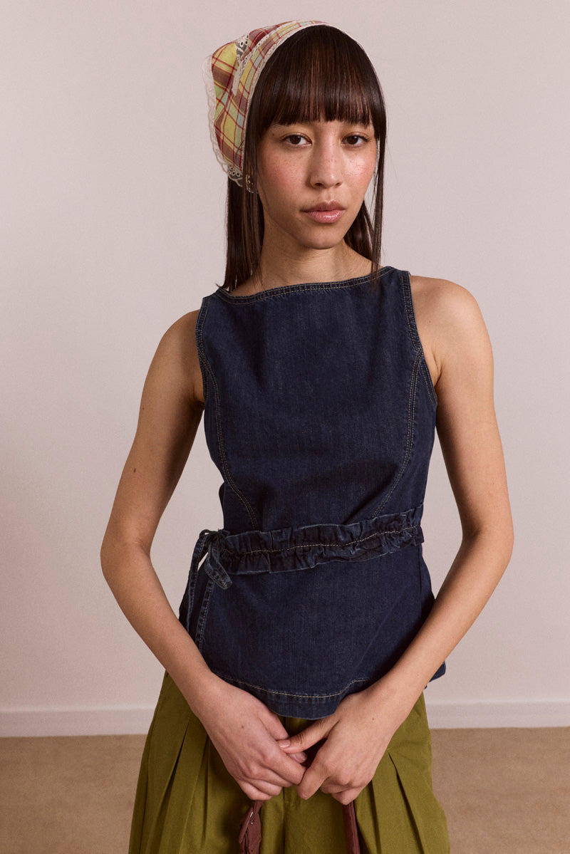 Damson Madder Maxime Top // Dark Indigo