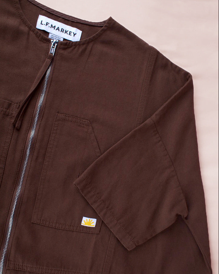 L.F. Markey Mega Boilersuit // Chocolate
