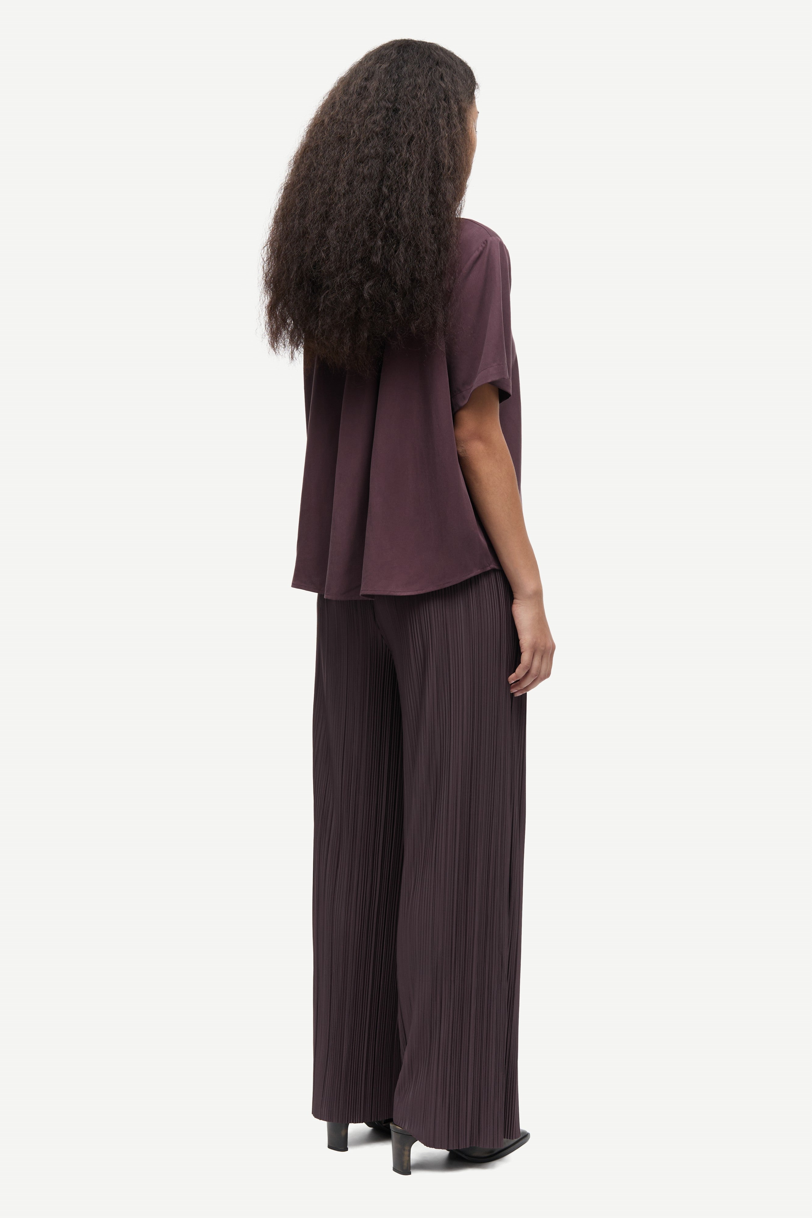 Samsøe Samsøe Mina S/S Shirt //  Fudge