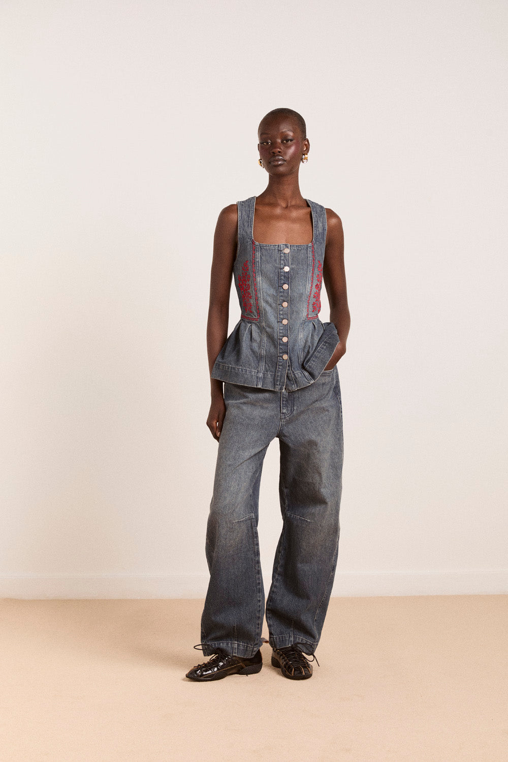 Damson Madder Felix Jean // Harbour Wash