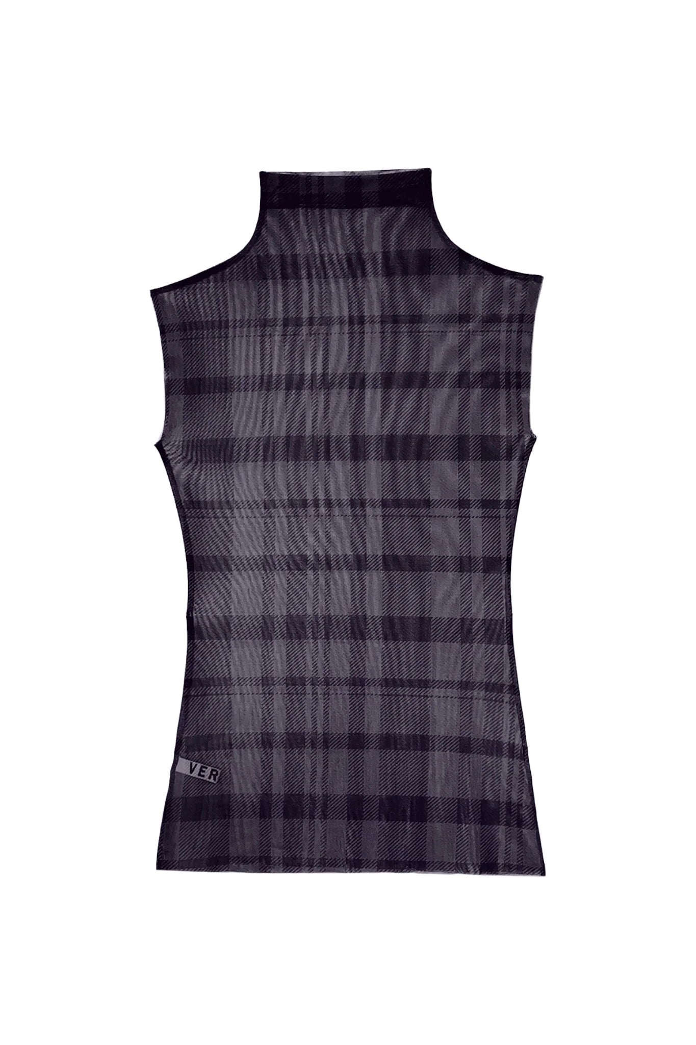 Verner Mesh Square Skivvy // Plaid
