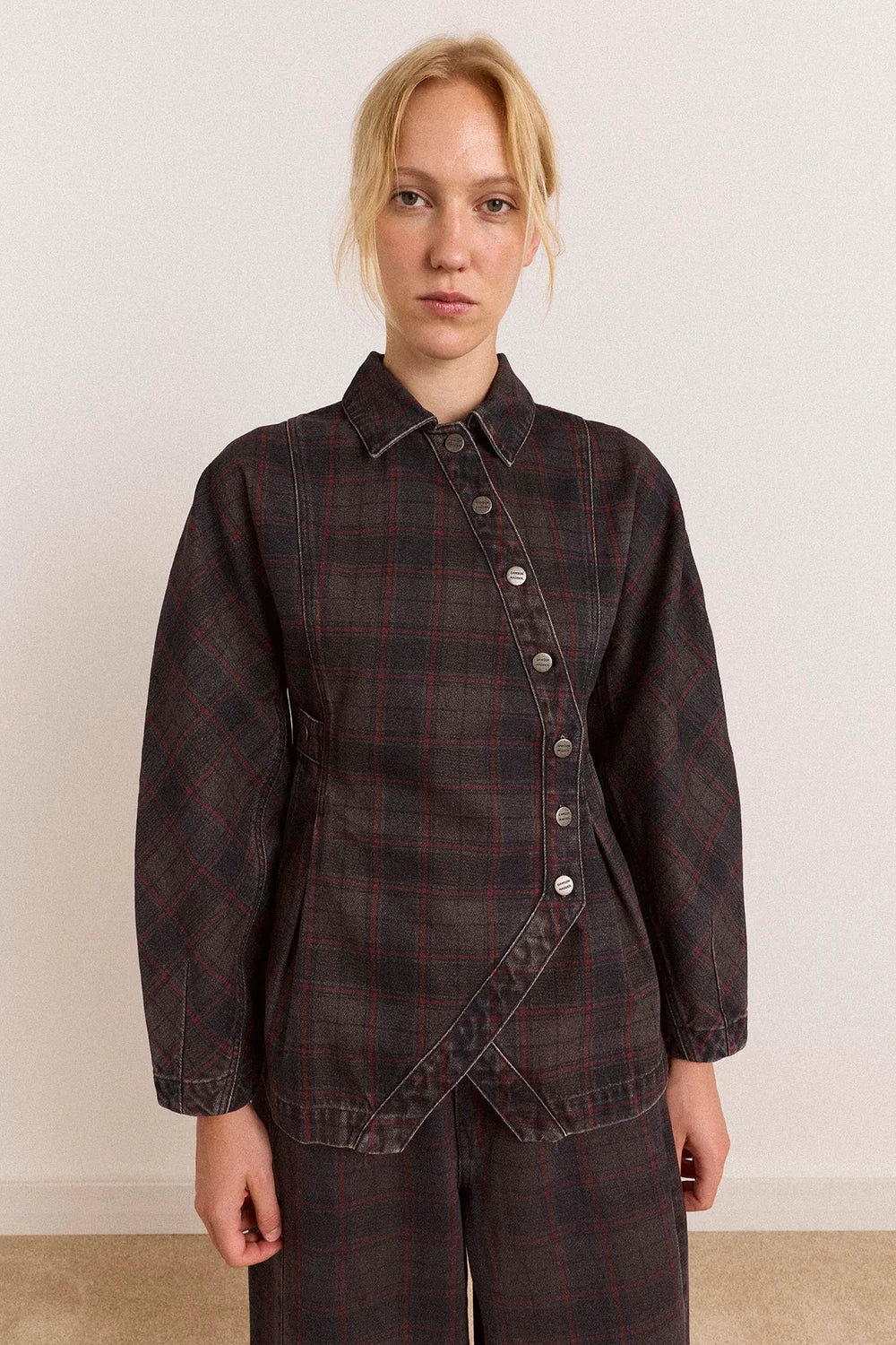 Damson Madder Nora Jacket // Sirius Check