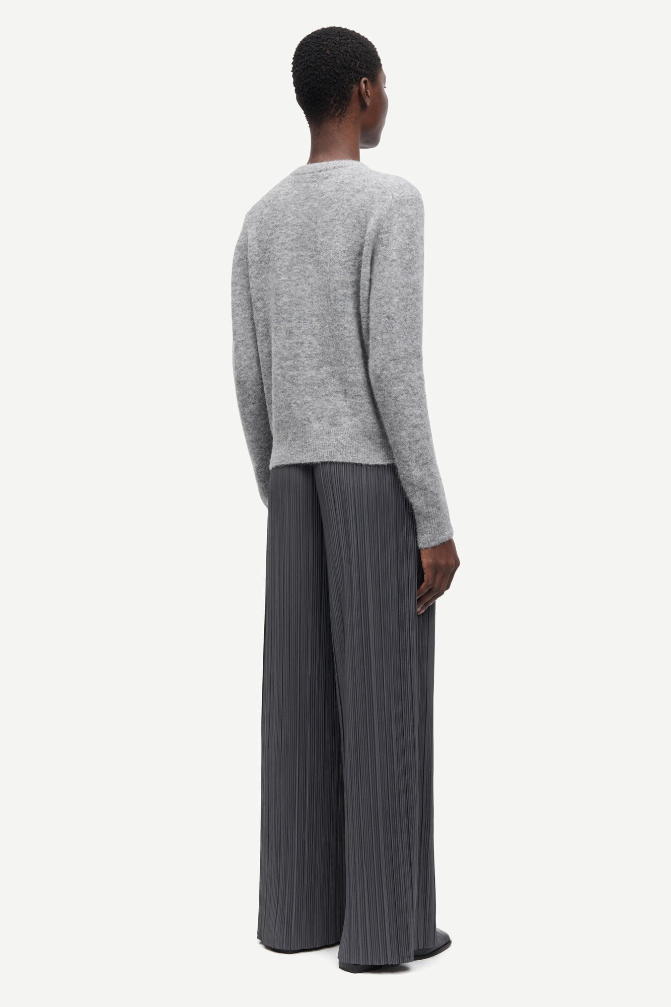 Samsøe Samsøe Nor Short Cardigan // Grey Mel.