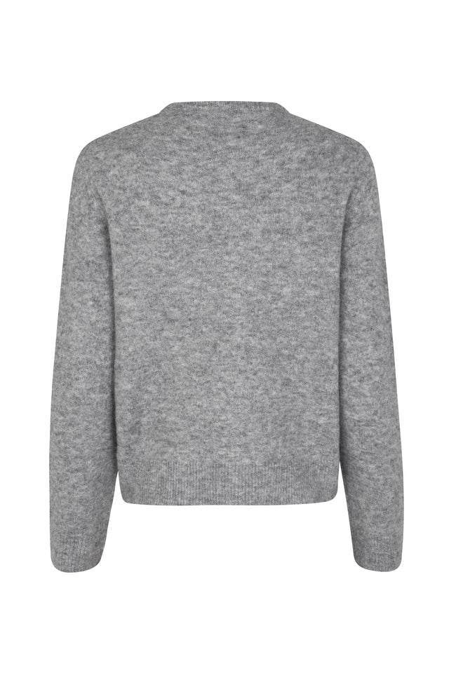 Samsøe Samsøe Nor Short Cardigan // Grey Mel.