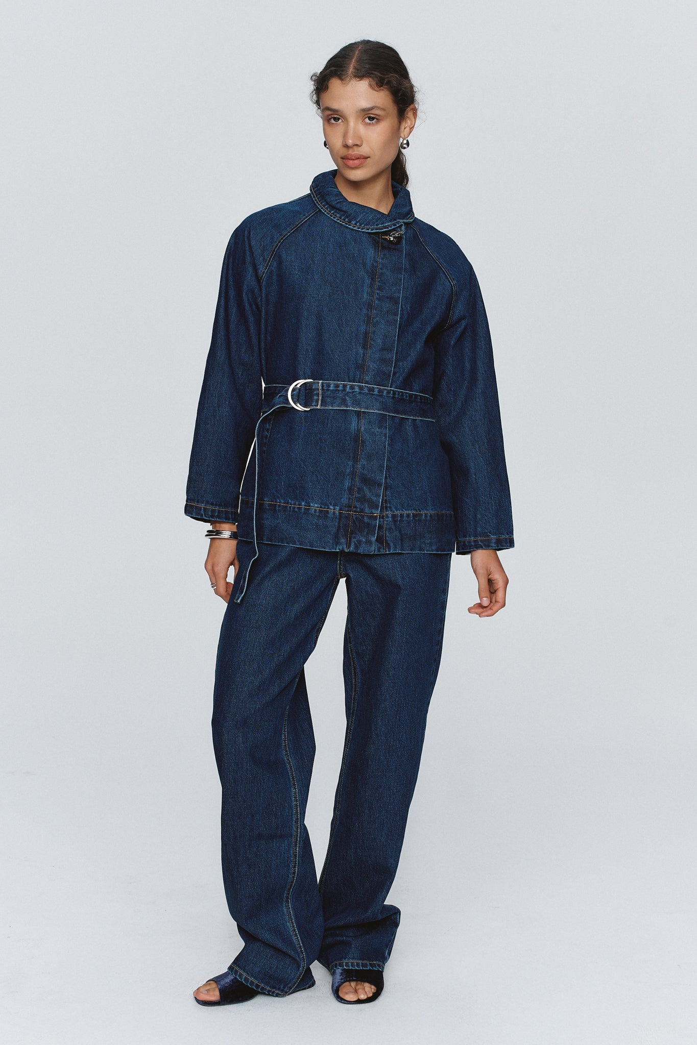 Marle Oda Jacket // Washed Indigo