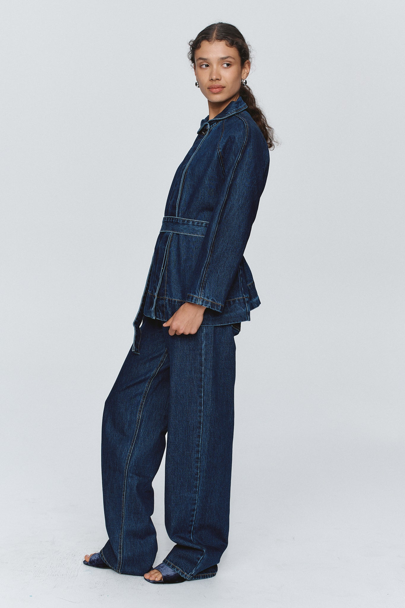 Marle Oda Jacket // Washed Indigo