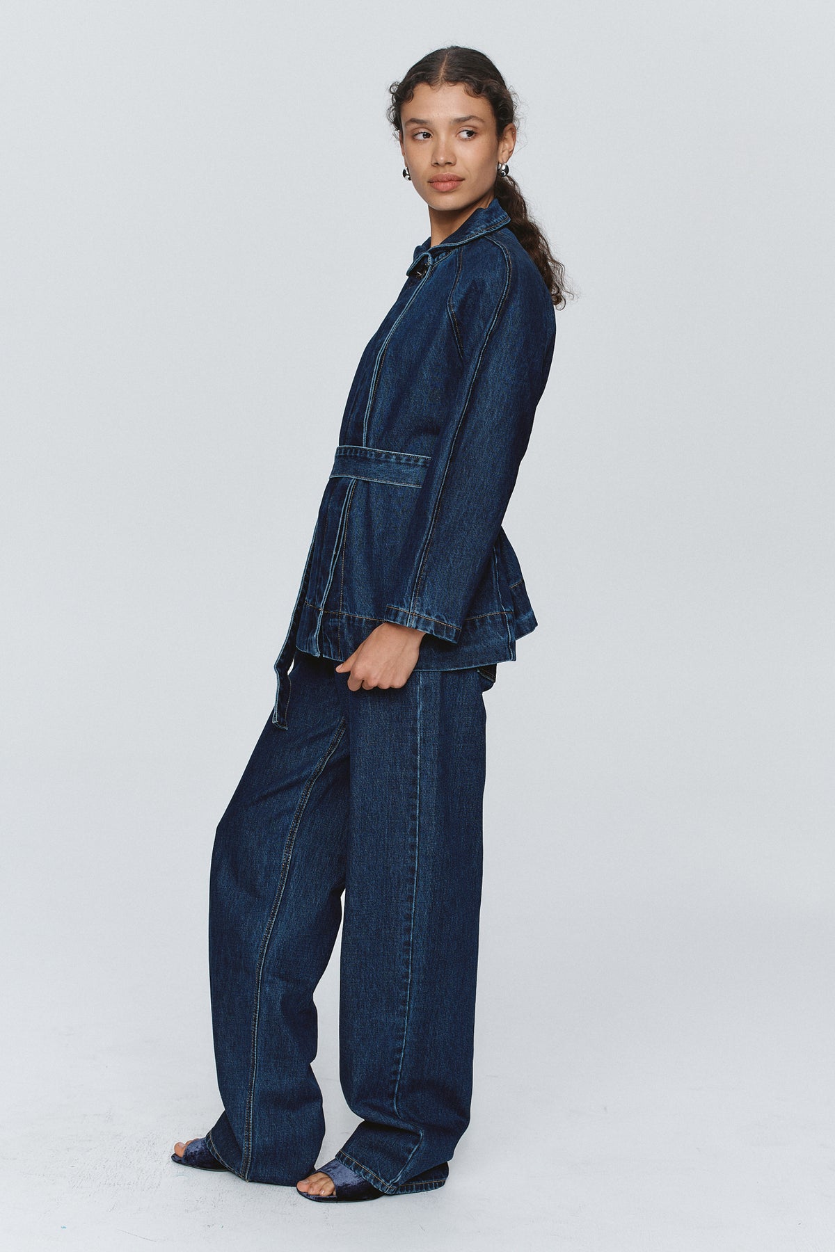 Marle Oda Jacket // Washed Indigo