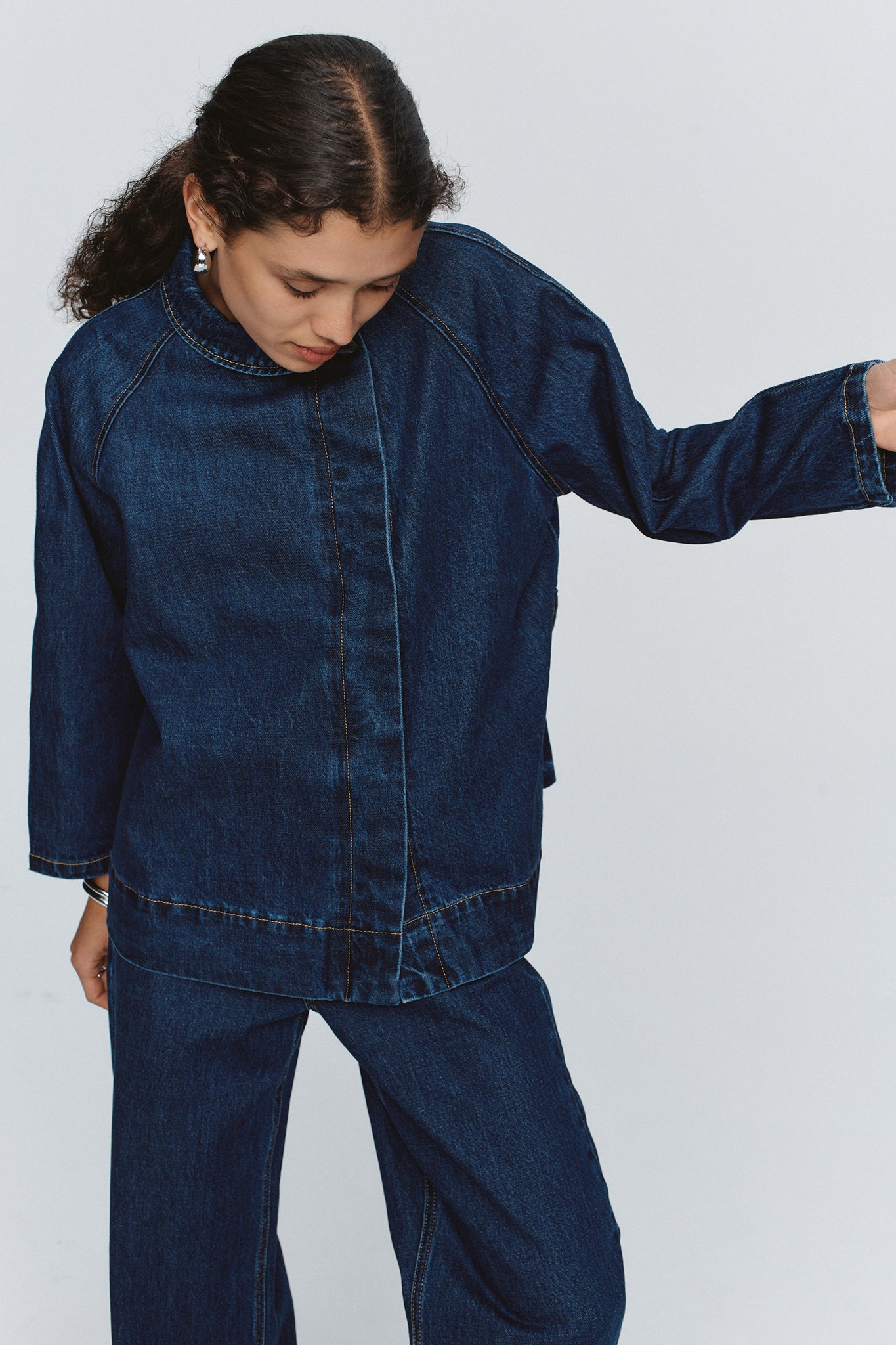 Marle Oda Jacket // Washed Indigo