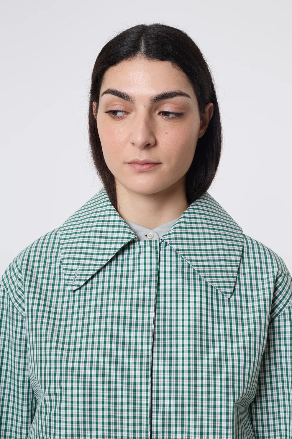 Catheclisma Olga Jacket // Green Vichy