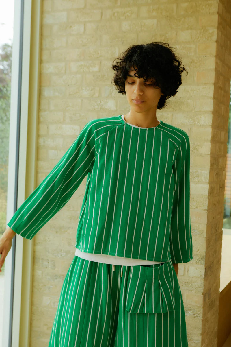 L.F. Markey Oslo Top // Grass Stripe