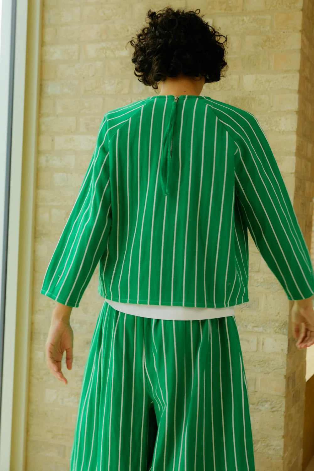 L.F. Markey Oslo Top // Grass Stripe