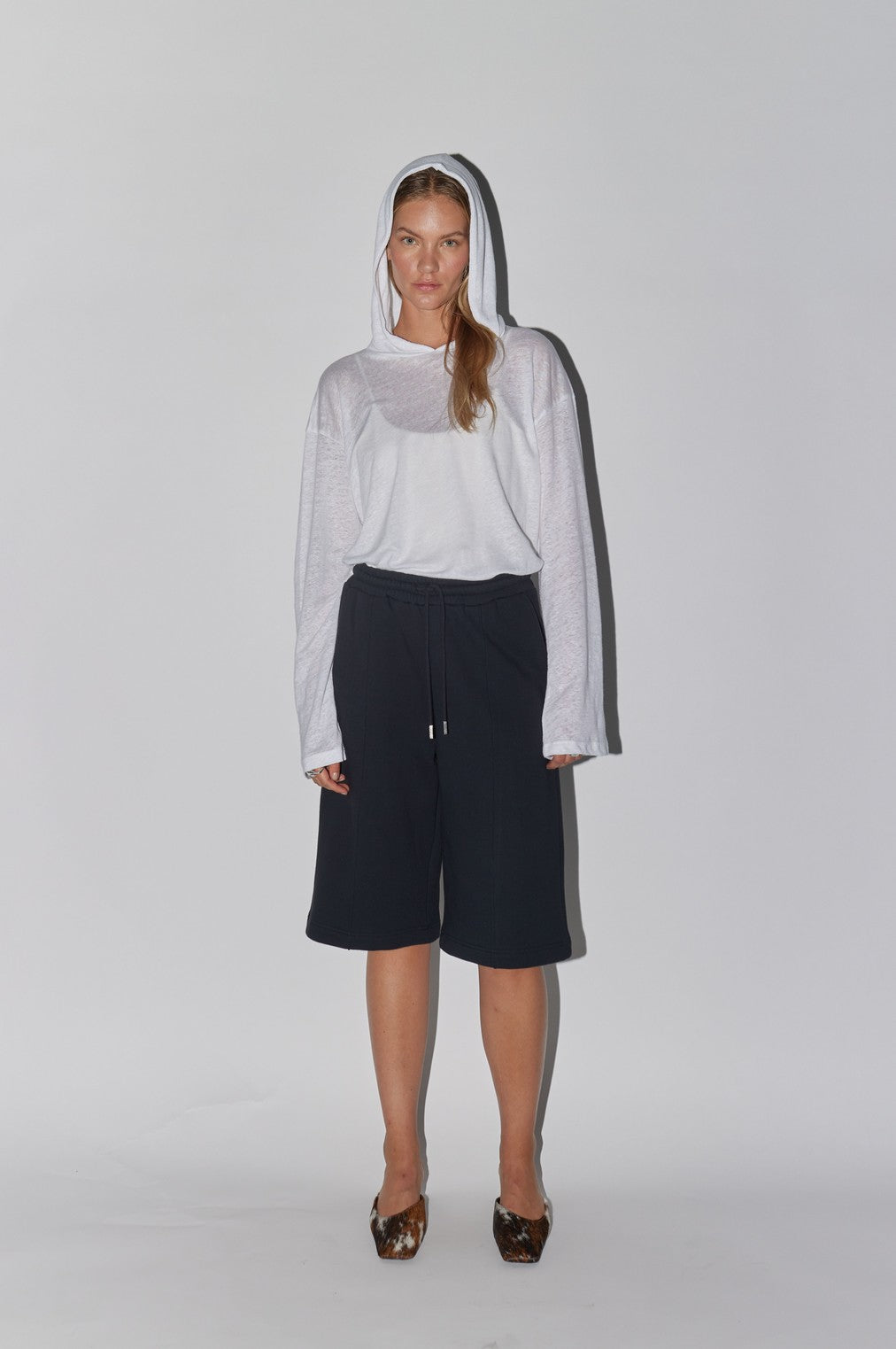 Oval Square First Sweat Bermudas // Black