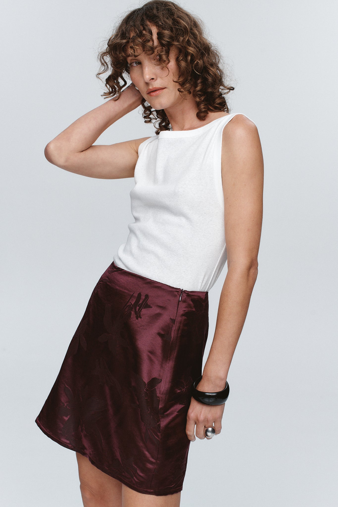 Marle Palmer Skirt // Pomegranate