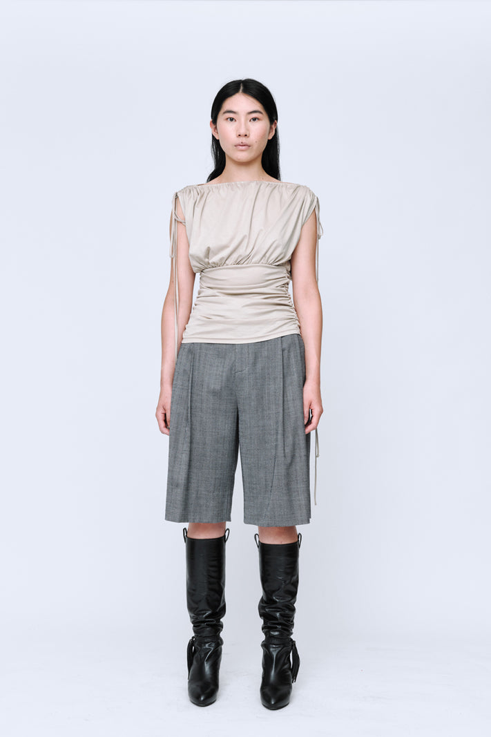 Wynn Hamlyn Charlie Suiting  Shorts // Black / White