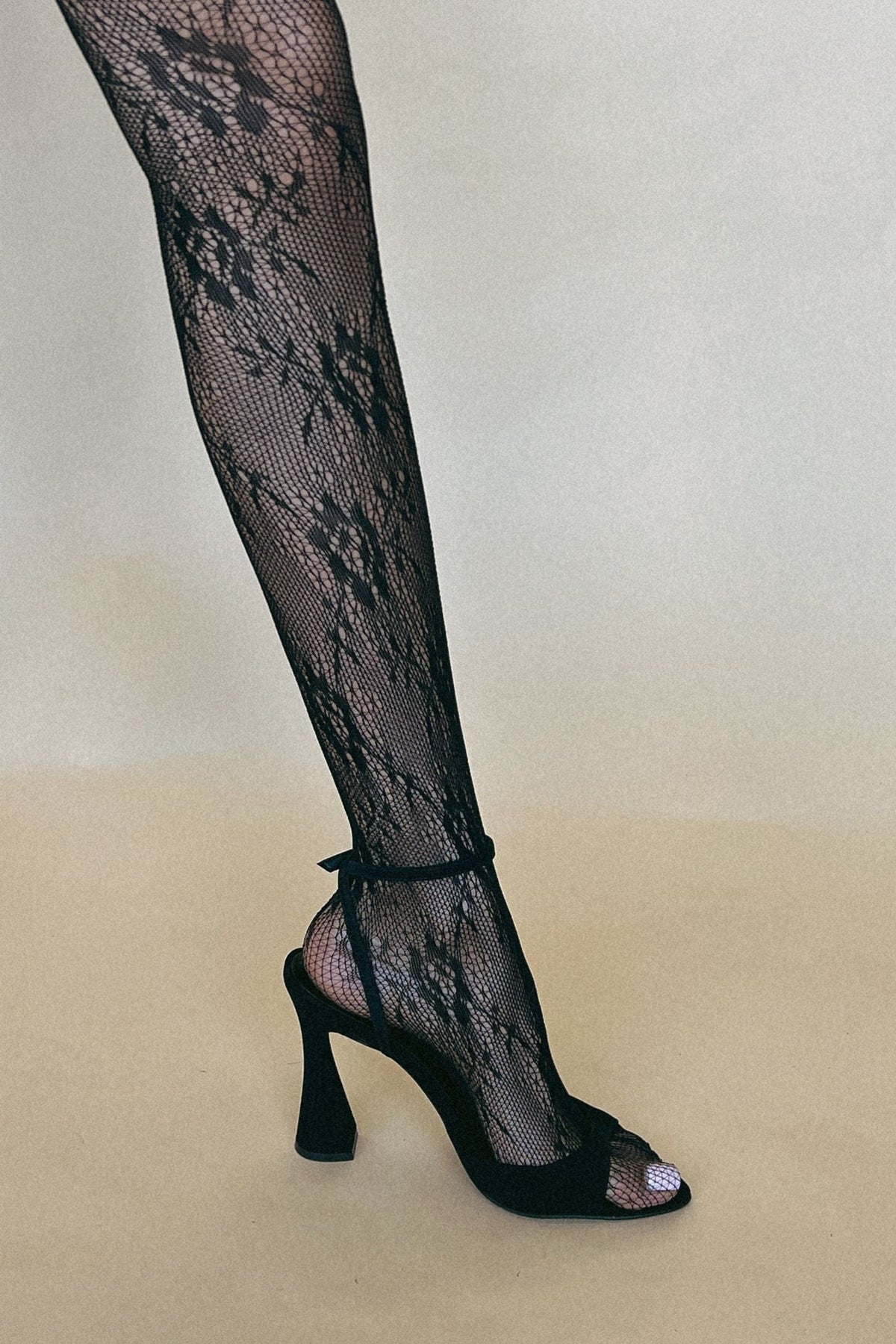 Lace Tights // Black