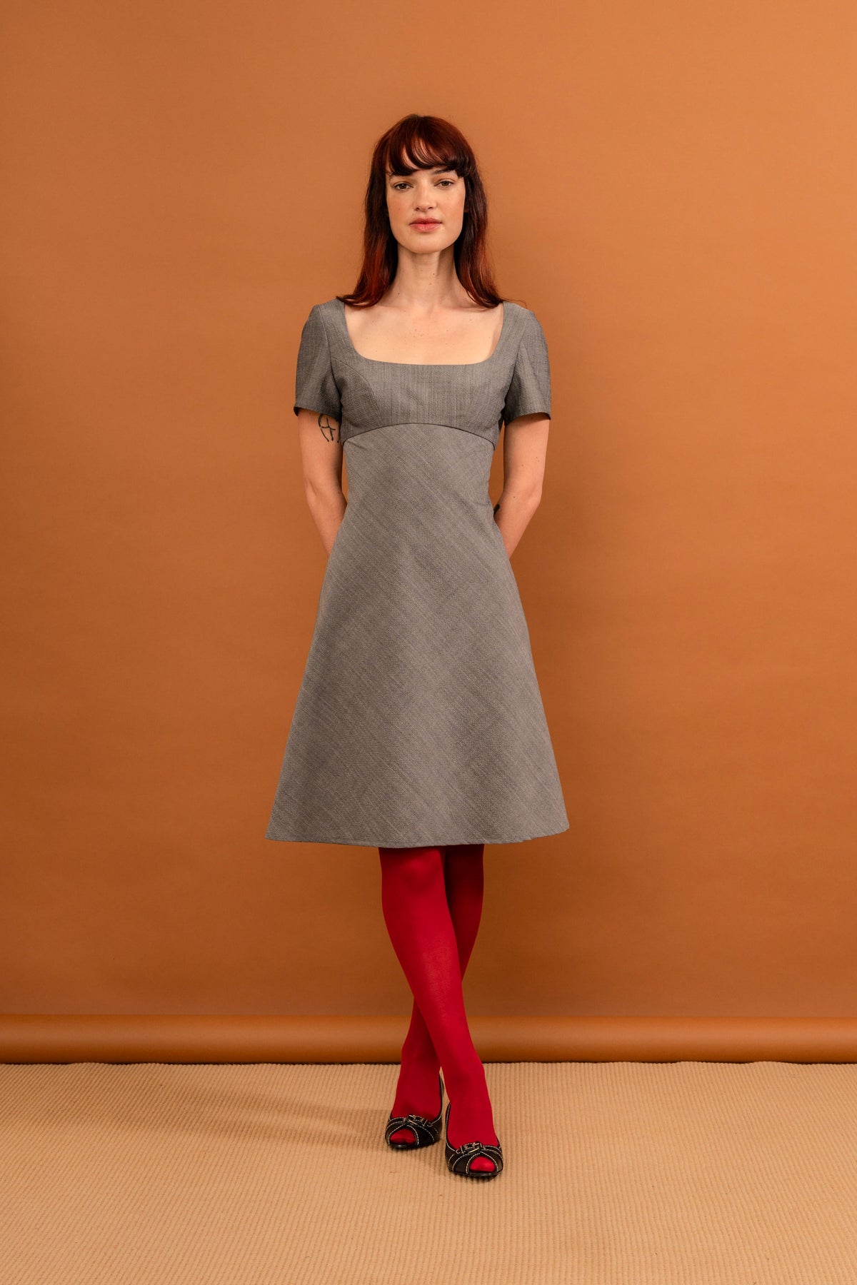 Penny Sage Nay Dress // Nickel