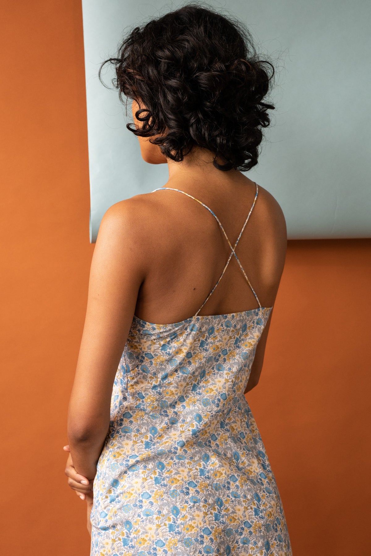 Penny Sage Philomena Dress // Blue Poppies