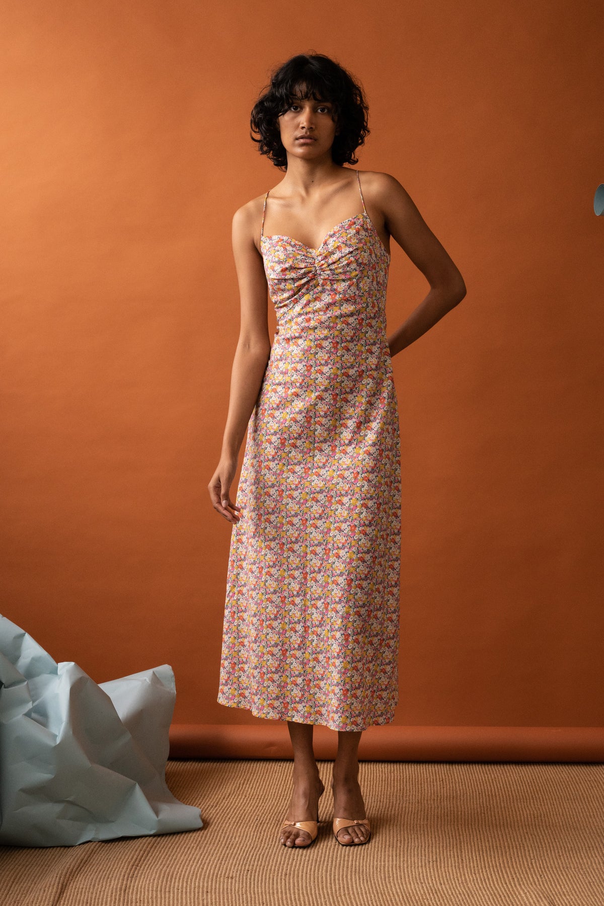 Penny Sage Philomena Dress // Daisy