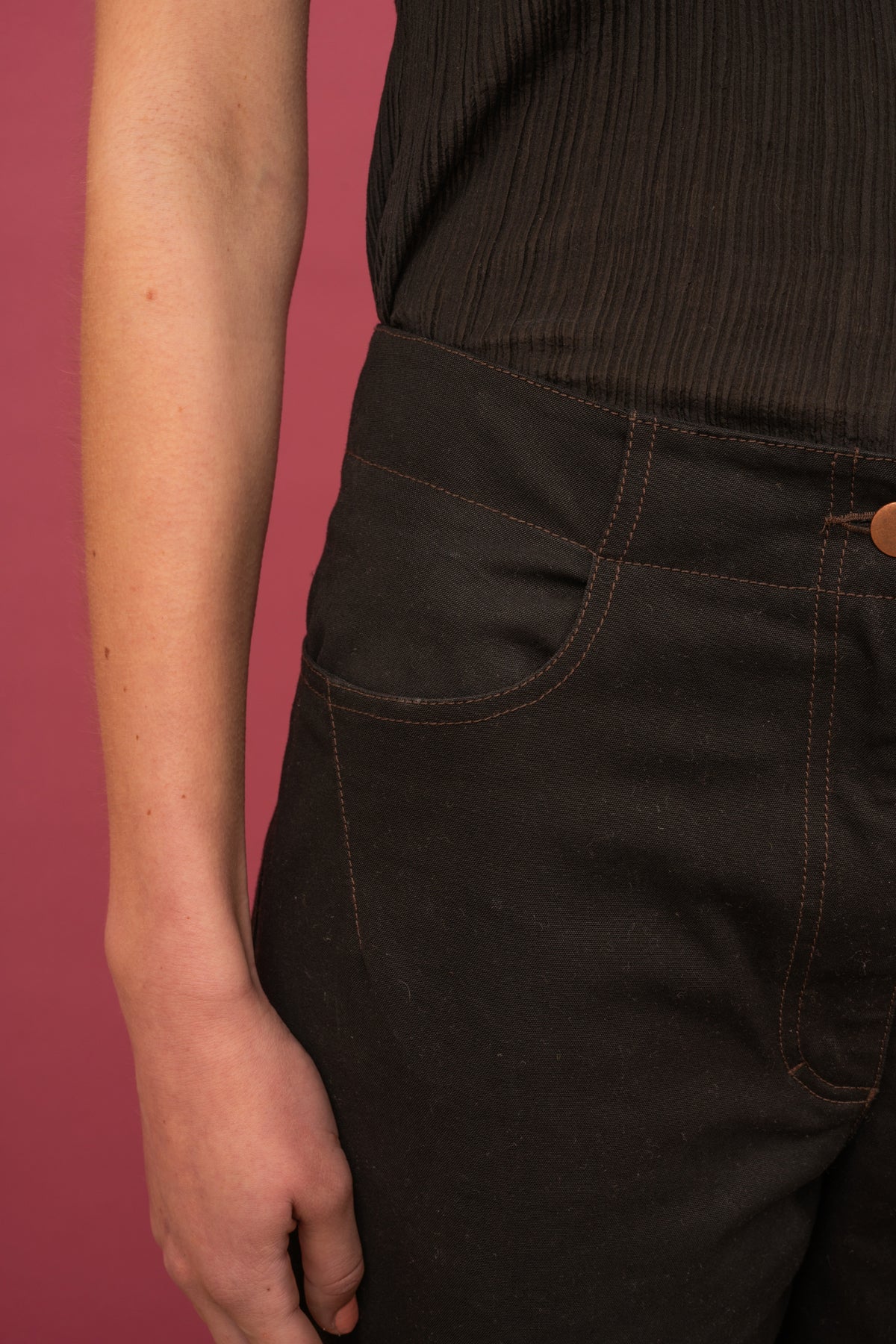 Penny Sage Tom Trouser // Black