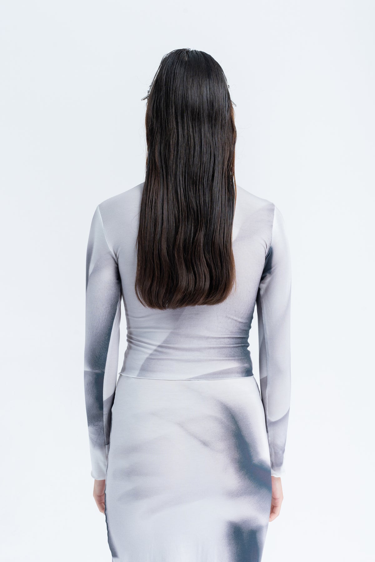 Arthur Long Sleeve Split Top // Entangled