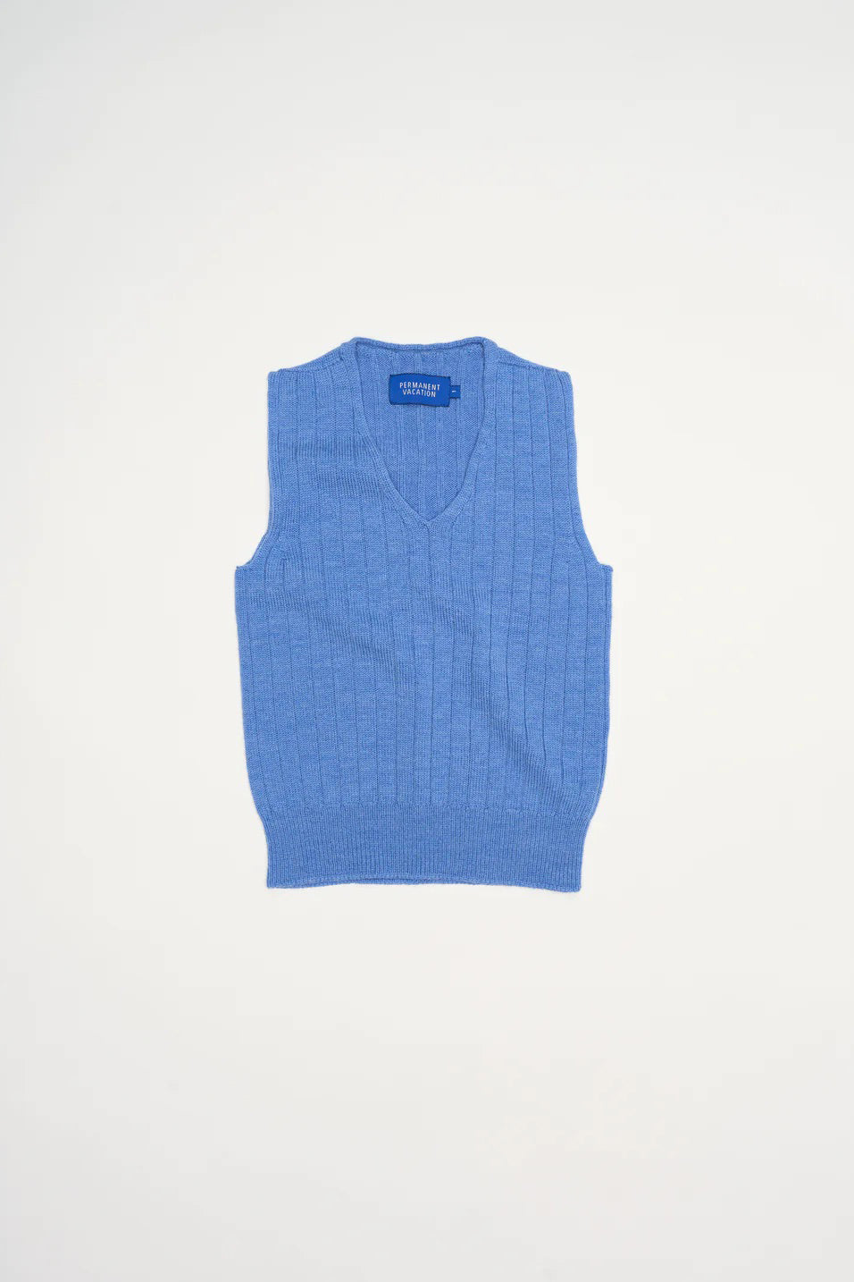 PV Echo Knitted Vest // Pure Blue