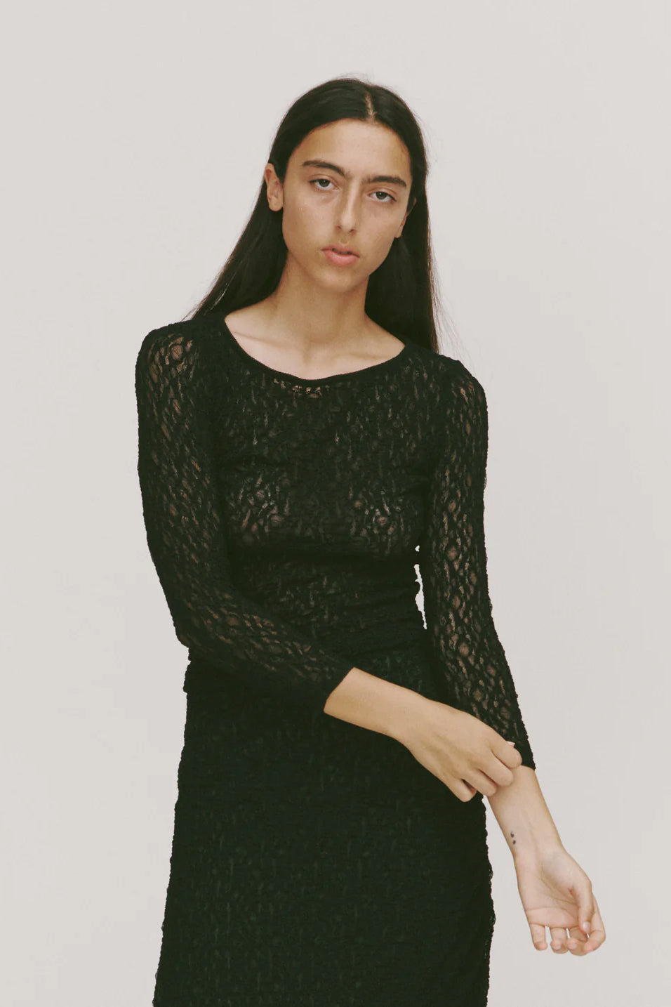 PV Impression Lace Top // Black