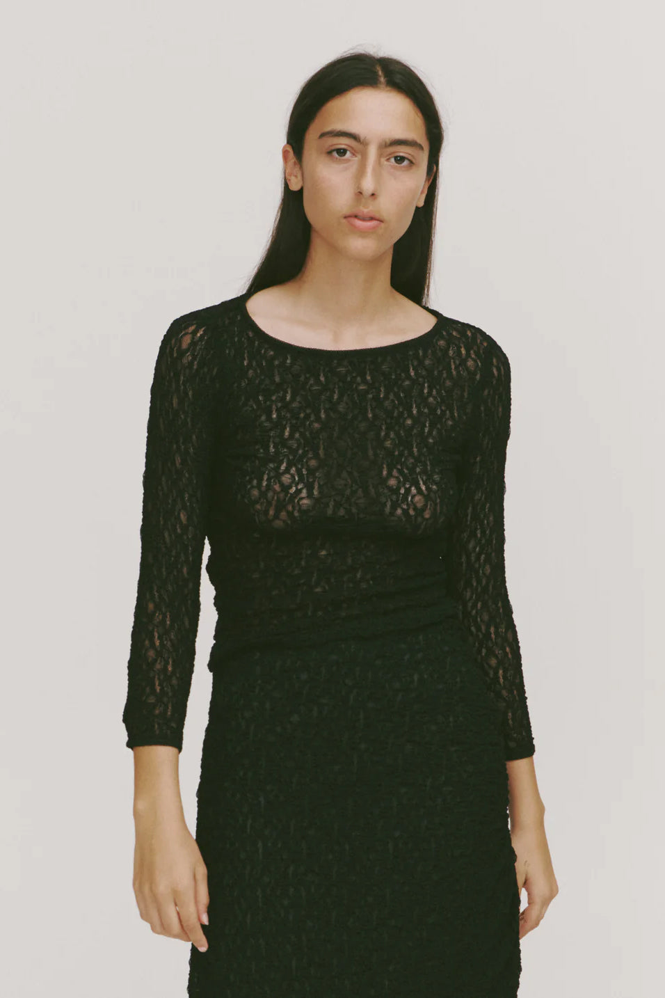 PV Impression Lace Top // Black