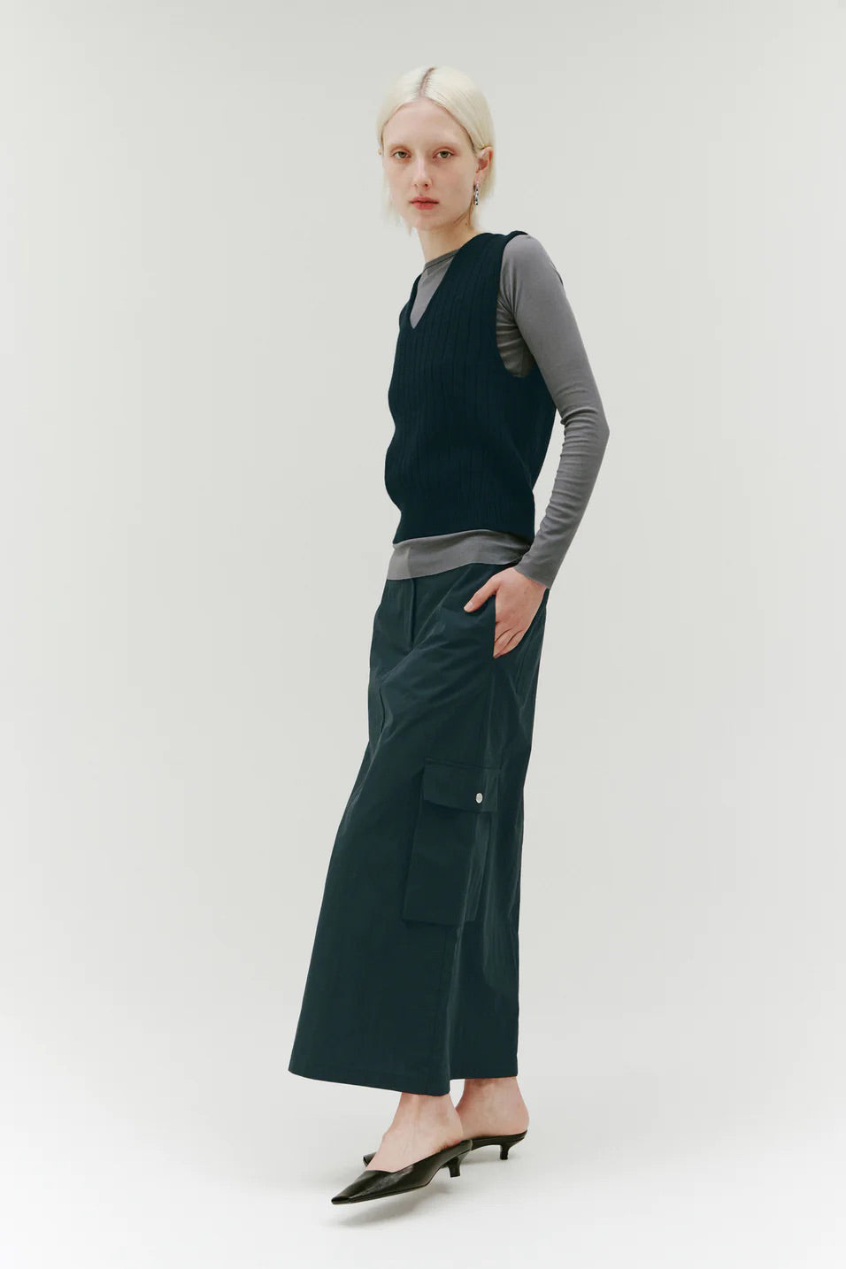 PV Identity Cargo Skirt // Ink