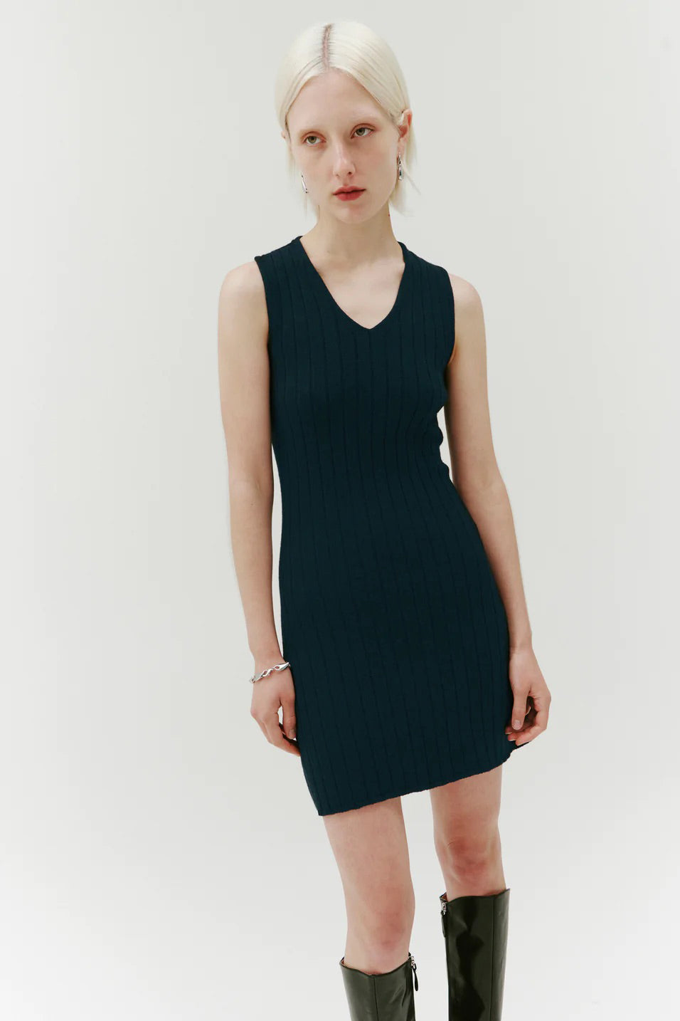 PV Echo Knitted Dress // Ink
