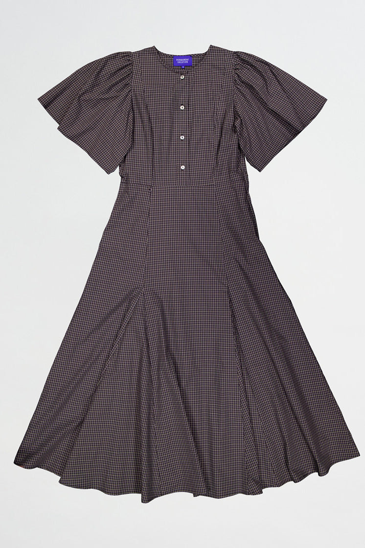PV Lykke Dress // Charcoal Check