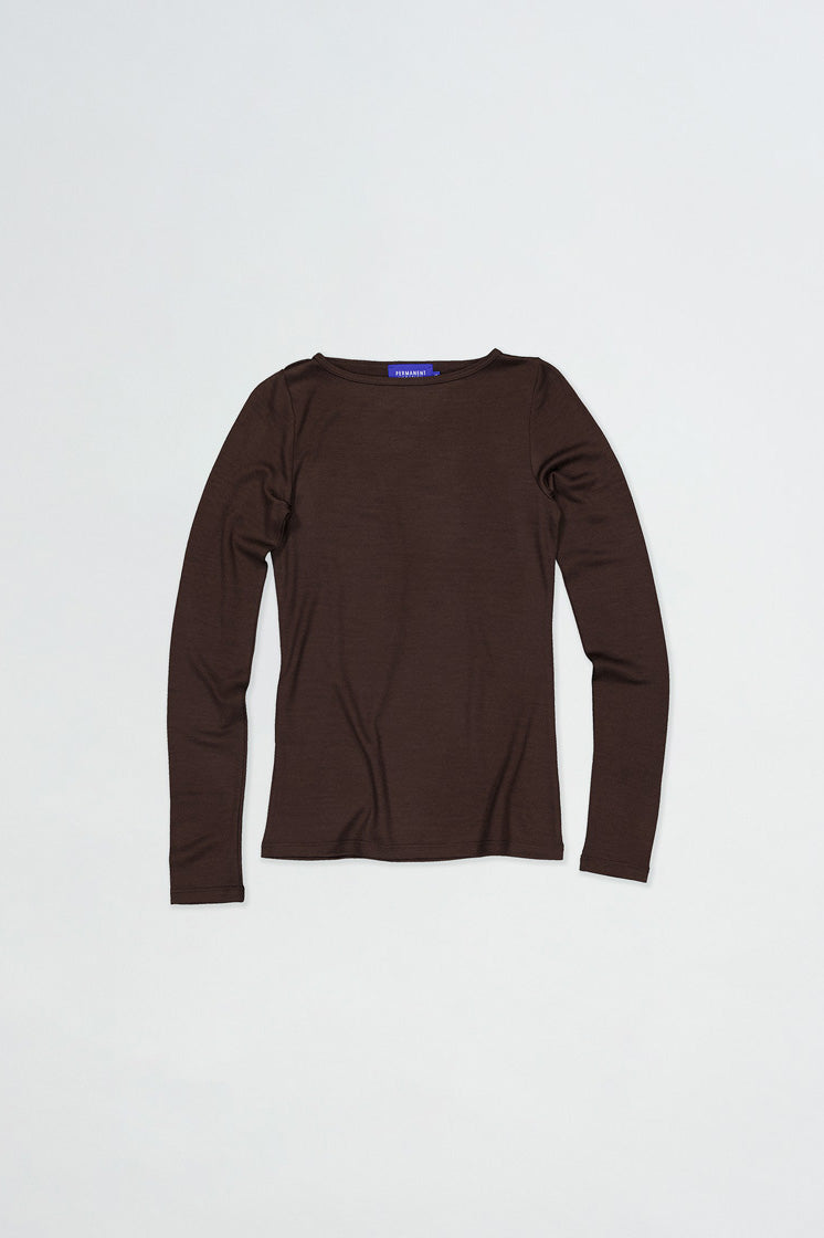 PV Connection Wool Top // Brown