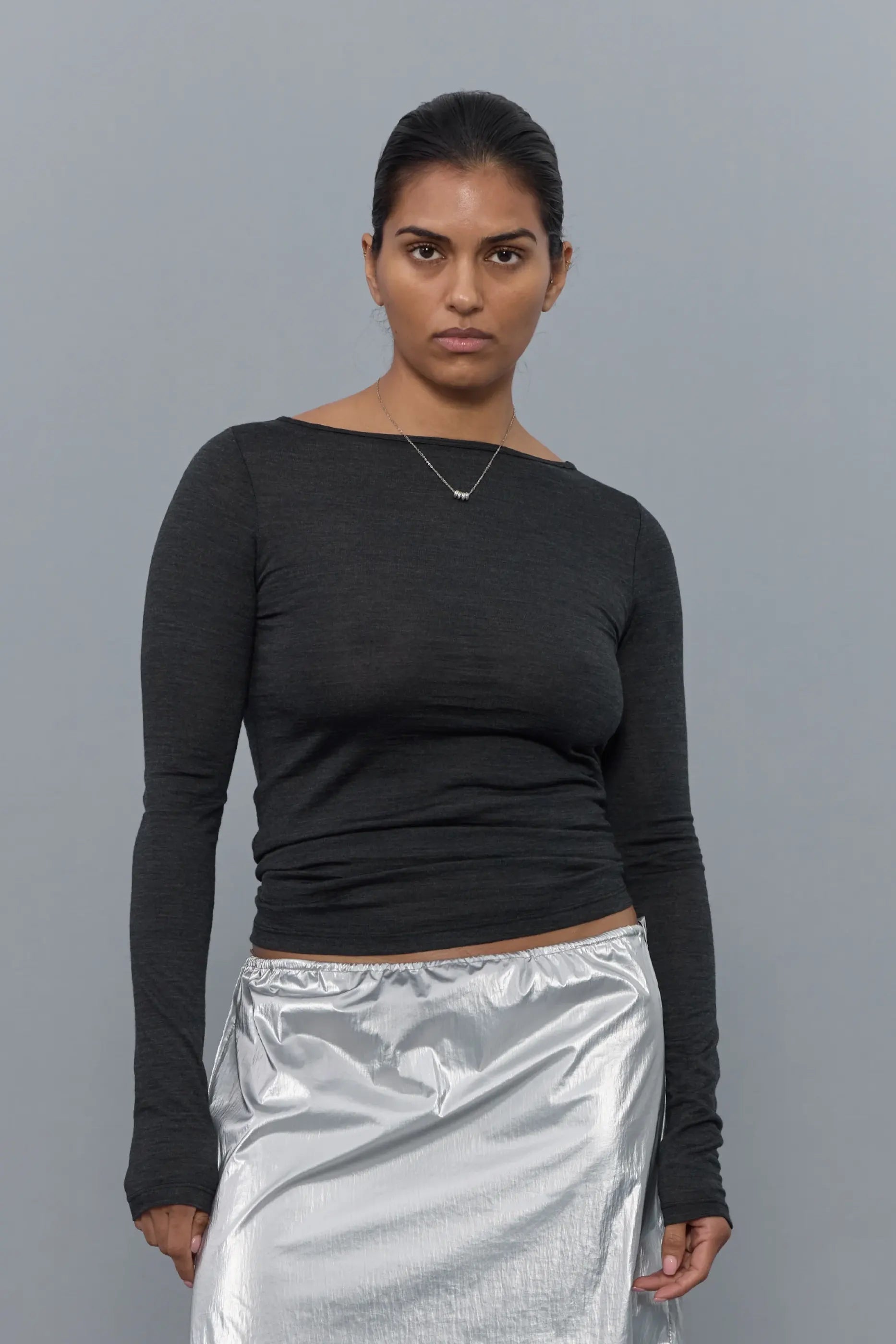 PV Connection Wool Top // Cinder