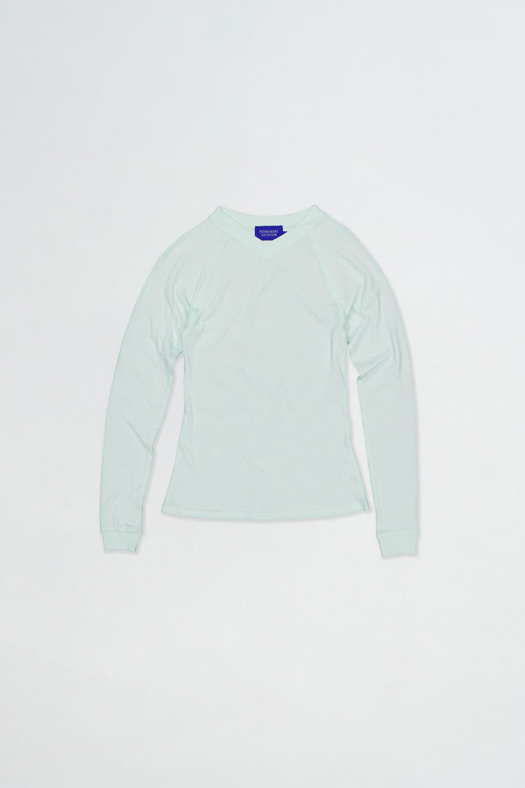 PV Beam V-Neck Top // Ice
