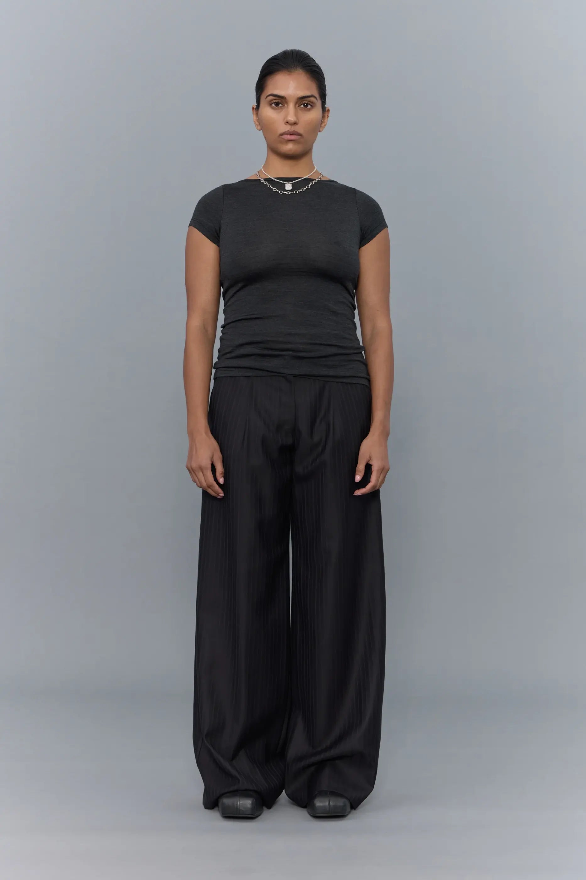 PV Distill Trouser // Black Stripe