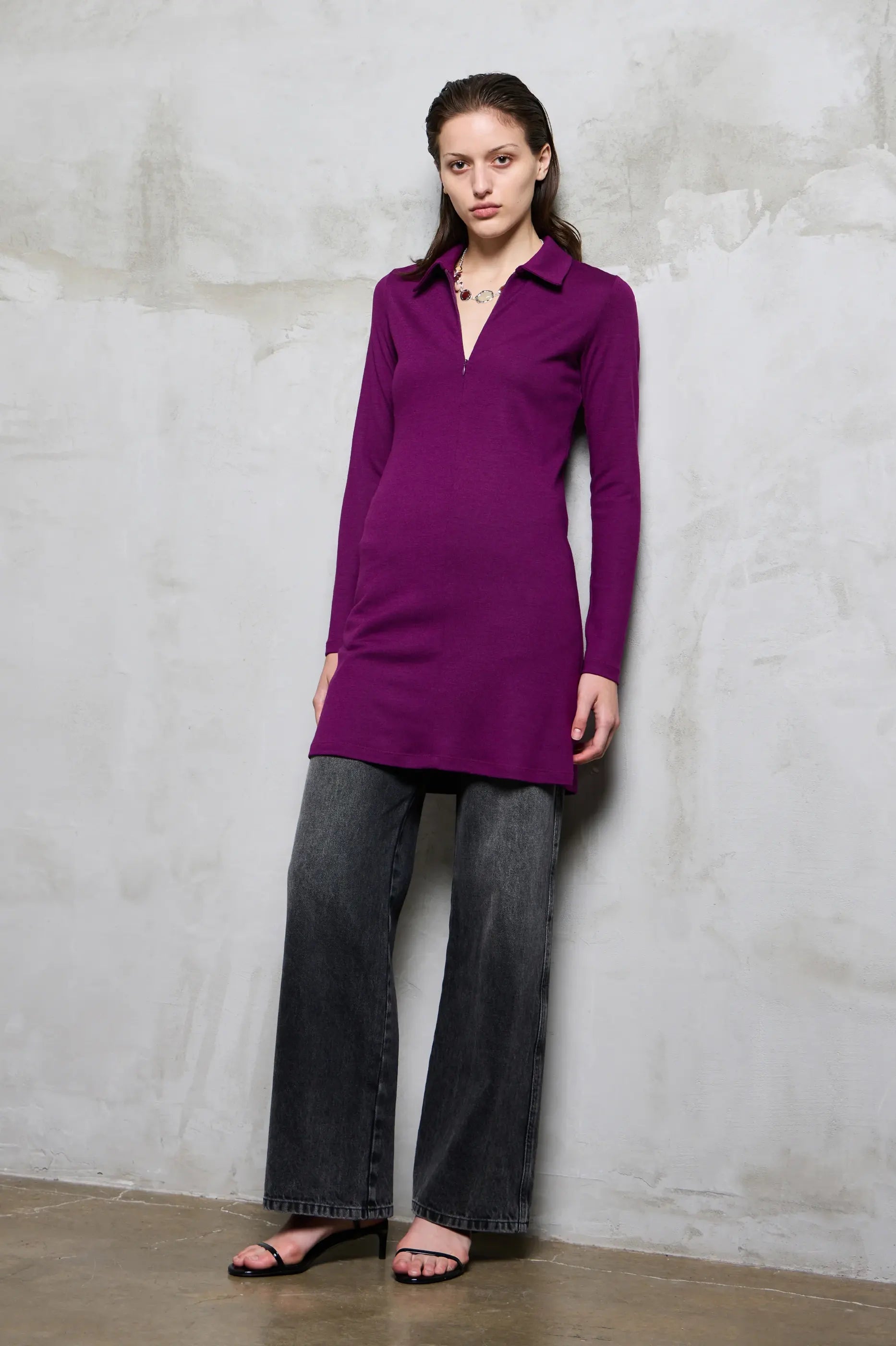 PV Habitat Wool Dress //  Orchid