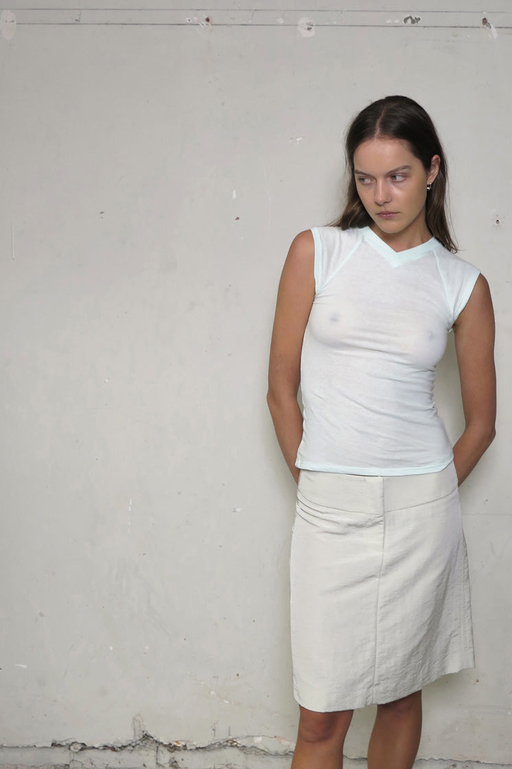 PV Refract Skirt // Pearl