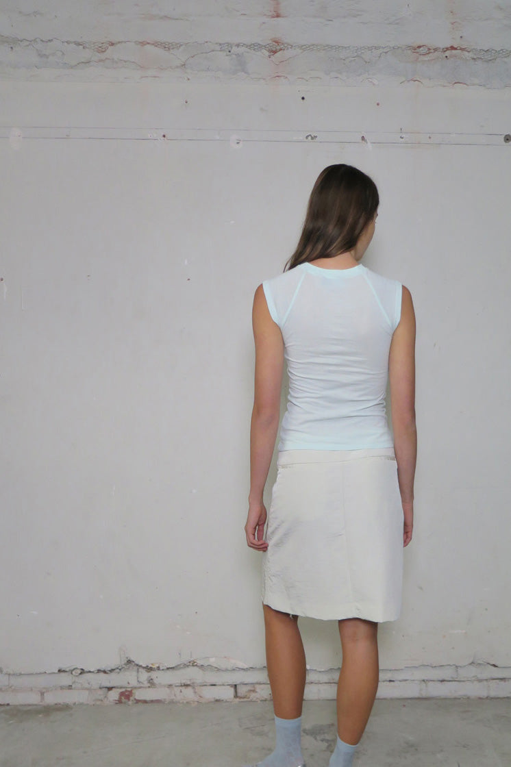 PV Refract Skirt // Pearl