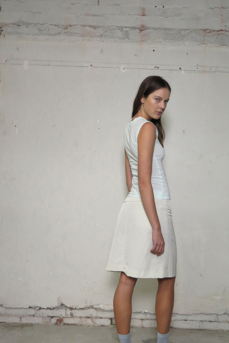 PV Refract Skirt // Pearl